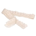 thumbnail image 1 of Lace Ribbon DIY Cotton Net 2.5cm Width 20 Yards Exquisite Lace Trim for Curtain Clothes Tablecloth Gift DecorationBeige, 1 of 8