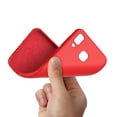 thumbnail image 4 of Samsung Galaxy A20 A30 A205U Case, Takfox Galaxy A20 A30 Cute Case, [Frosted] Shockproof Ultra Thin Matte Liquid Silicone Gel Slim Soft Rubber Bumper Anti-slip Protective Phone Case Cover -Red, 4 of 7