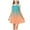 Orange, variant on Vmvidoty Spaghetti Strap Dresses for Girls Summer Flowy Dress Purple 5 Years