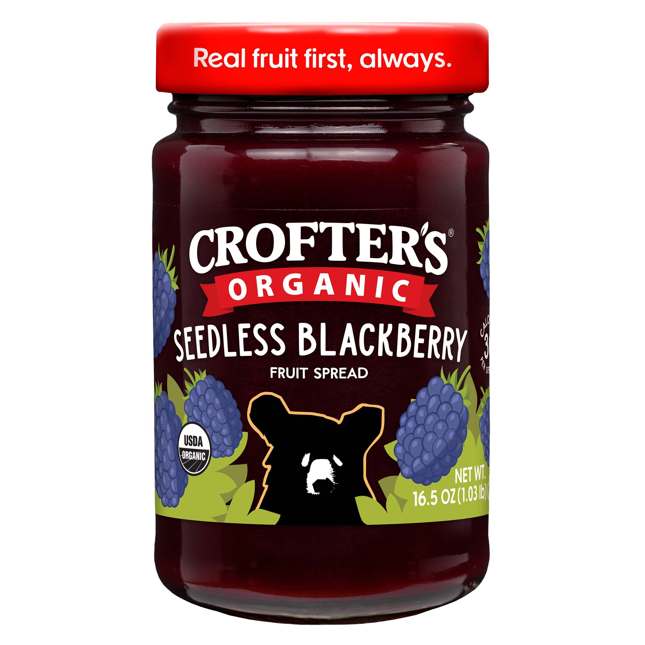 Jack's Premium Preserves No Sugar Added Huckleberry Preserve – 10 Oz All-Natural