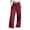 70Wine361, variant on WERYOUNG High Waisted Wide Leg Pants For Women Loose Fit Casual Trousers With Pockets Elegant Pant Comfortable Bottom L