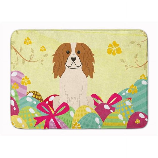 Carolines Treasures BB6058RUG Easter Eggs Cavalier Spaniel Machine Washable Memory Foam Mat