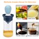 thumbnail image 2 of Dispensador de aceite con cepillo de silicona, botella de aceite de oliva de vidrio con cepillo y cuentagotas para medir el aceite, almacenamiento de aceite oso de fresa  Hogar, 2 of 5