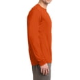 thumbnail image 3 of Mafoose Men's Lightweight Tall Long Sleeve PosiCharge Competitor Tee Deep Orange 4XLT, 3 of 5