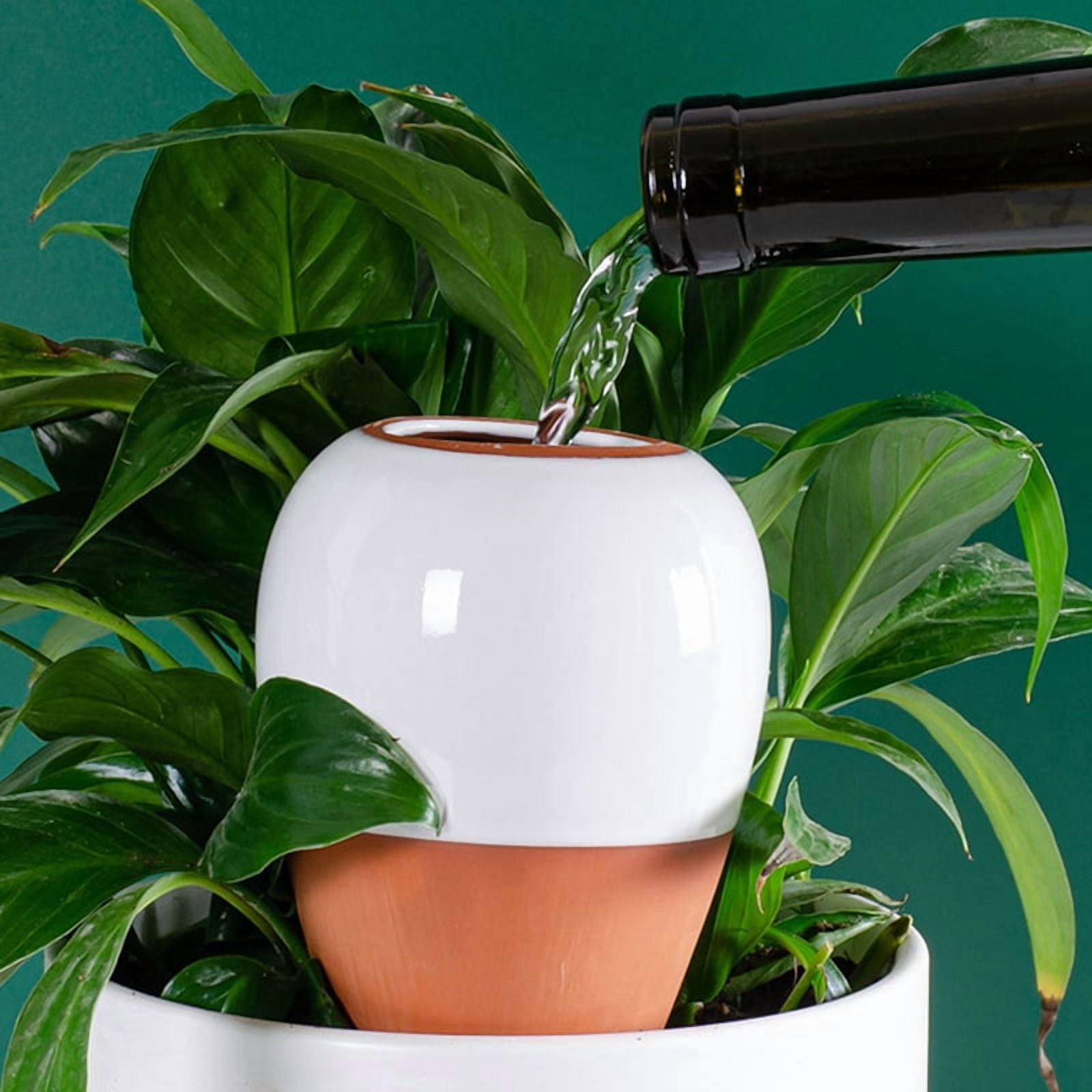 Plant Watering , Terracotta Watering Spike - Slow Release Watering Can,16 Ounces - Self Watering Spike,4pcs
