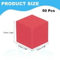 thumbnail image 2 of Crafts Wooden Cube 50 Pcs 2.5cm Square Light Red Natural Solid Wood Crafts Blocks for DIY Projects, Puzzle Making, Letters, and Stamps for Home Decoration, 2 of 6