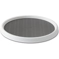 thumbnail image 1 of Non-Skid Pantry Cabinet Lazy Susan Turntable, 12-Inch, White/Gray, 1 of 1