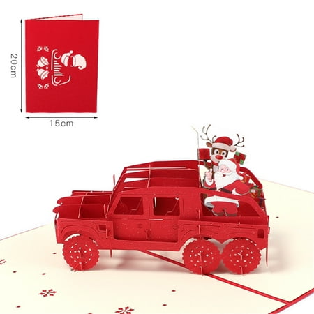 Babys First Christmas Card - Details about 3D Pop Up Card Christmas Greeting Baby Gift Holiday Happy New