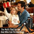 thumbnail image 2 of Fathers Day Mens Gifts for Husband Dad, Pocket Multitool with LED Fire Starter, Birthday Dad Gifts for Men Him, 12-in-1 Pocket Tools for Fishing Camping Gear, EDC Gear Tools, Cool Gadgets Stuff, 2 of 8