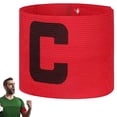 thumbnail image 1 of BEADCEST Brassards de Soccer Rouges Durables en Dacron 1Pcs, 1 of 6