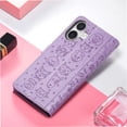 thumbnail image 2 of Funda Cartera FOXDOCK para iPhone 16 Plus , Flip PU con Relieve de Gatos y Perros, Tarjetero y Soporte, 2 of 6