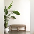 thumbnail image 2 of Jamie Young Co Avery 20.5" Indoor Traditional Rattan Bench in Matte Gray, 2 of 5