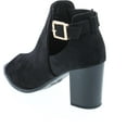 thumbnail image 3 of Top Moda Lemie 1 Womens Cut Out Chunky Heel Sandals, 3 of 7