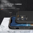 thumbnail image 7 of for iPhone 16 Case, 360° Rotatable Ring Holder Kickstand Dual Layer Military-Grade Drop Tested Protection Support Car Holder Mount Magnetic Absorbing Bumper Phone Case, Black, 7 of 7