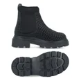 thumbnail image 4 of Botas Niña Zapatos Botines Sintetico Negro, 4 of 5