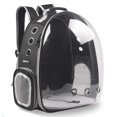 thumbnail image 1 of Mochila para mascotas BEIKOTT con forma de conejito para gatos y perros, para viajes, color negro, 1 of 7