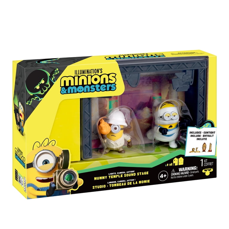Minions & Monsters Mummy Temple Sound Stage, Includes 2 Mini