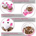 thumbnail image 4 of Alimentador interactivo para gatos, pelota de comida para gatos, ratones, taza de comida, pelota de juguete, comida, alimentador de Gato, 2 piezas, 4 of 5
