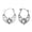 Ball Heart Bali-16mm, variant on LeCalla 925 Sterling Silver Hoop Earrings for Women | Bohemian Boho Filigree Hoop Earrings