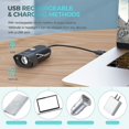 thumbnail image 4 of 1000 Lumen Usb Rechargeable Bike Light Set, 3 LED Bike Headlight Super Bright Headlamp Ipx5 Waterproof Bicycle Safety Flashlight 360 Rotation 3-Switc, 4 of 4