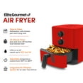thumbnail image 6 of Elite Gourmet 1Qt Air Fryer, Red, 6 of 8