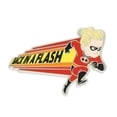 thumbnail image 3 of Disney Parks Incredible Dash Back in a Flash Pin New with Card, 3 of 3