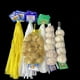 thumbnail image 2 of Bolsas de malla reutilizables de polietileno, transpirables, para ajo y jengibre, con hebillas de plástico, 100 unidades, 2 of 3