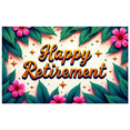 thumbnail image 3 of Floral Themed Happy Retirement Backdrop Banner Party Decoration Retirement Party Supplies Photography Props Celebration Decor Background Decorations, 3 of 7