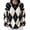 47# Beige, variant on Long Sleeve Sweaters for Women Argyle Plaid Trendy Casual Fall Oversized Blouses Lightweight Knit Pullover Tops
