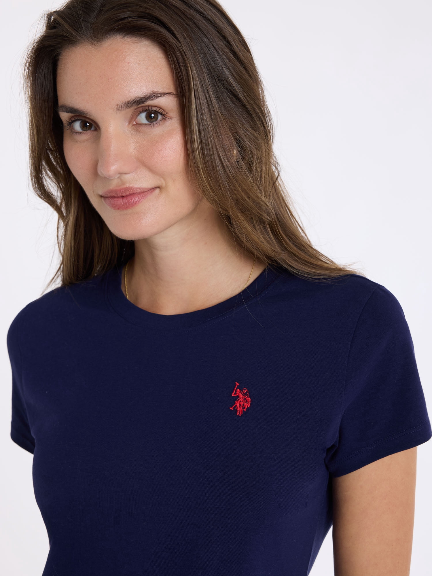 U.S. Polo Assn. Women's Luxury Feel Crew Neck Tee