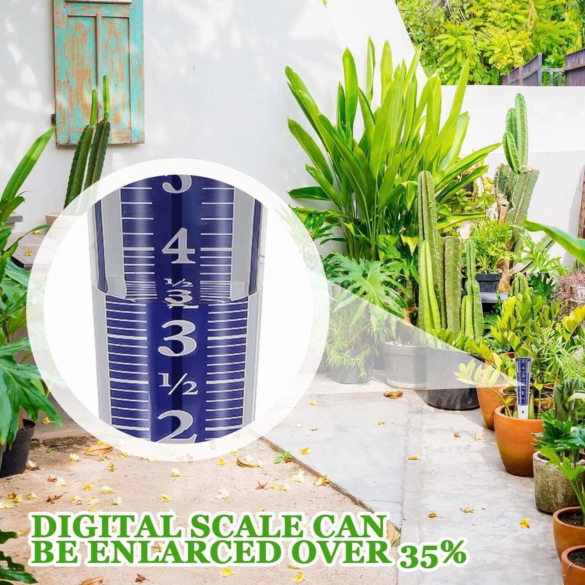 PURELY- Waterfall-Style Rain Gauge: Functional & Beautiful For Garden Monitoring