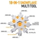 thumbnail image 5 of 2 llaves multifuncionales para nieve, herramientas para nieve, combinación portátil, destornilladores octogonales, suministros para exteriores, herramientas de hardware, llaves para nieve A, 5 of 5