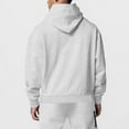 thumbnail image 6 of Men's Hooded Athletic Tracksuit Casual 2 Pieces Solid Color Block Hoodies and Sweatpants Set, 6 of 9