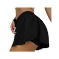 thumbnail image 3 of Women Sports Skort, Solid Color High Waist Skirt with Slip Shorts, 3 of 3