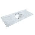 thumbnail image 4 of Wyndham Collection Deborah 60" Cabinet Wood Single Bathroom Vanity in White/Gold, 4 of 6