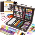 thumbnail image 1 of COLOUR BLOCK 73 Piece Art Set - Premium Art Supplies Kit for Adults & Kids, Painting and Drawing Art Kits for Teens and Children, Ideal for Artists Ages 8-12 & 9-12 Girls, All-in-One Craft Paint Set, 1 of 4