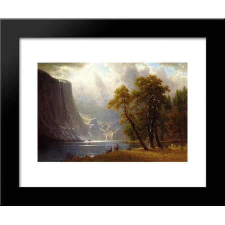 Yosemite Valley 20x24 Framed Art Print by Bierstadt, Albert