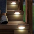 thumbnail image 3 of Luces solares LED para exteriores, luces impermeables para cubierta de valla, para patio exterior, balcón, jardín, escalera, luz de paso con energía Solar, 1 / 4 Uds., 3 of 5