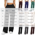 thumbnail image 3 of Womens Cargo Sweatpants Ruched High Waisted Sweat Pants Athletic Solid Color Casual Wide Leg Joggers Loose Fall Pants with Pockets, 3 of 7