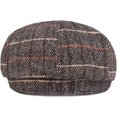 thumbnail image 4 of CoCopeaunts Plaid Octagonal Newsboy Cap Beret Cap Autumn Winter Hat Vintage Artist Painter Hat Men Women Flat Cap Berets Men, 4 of 8