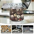 thumbnail image 6 of Yayeee Ashtray with Lid for Cigarette Smokeless Stainless Steel Home Ash Holder, Black Chocolate Cakes, 6 of 7
