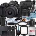 thumbnail image 1 of Canon EOS R50 Mirrorless Camera with RF-S 18-45mm Lens + 32GB Memory Card + Case + LED Flash + ZeeTech Accessory Bundle, 1 of 8