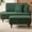 1-Green, variant on Shaiailed Orange Right Arm Facing Chaise Lounge Chair Indoor,Small Chase Lounge Chair with Ottoman,Sherpa Fainting Couch,Upholstered Oversized Reading Chair with Ottoman for Living Room
