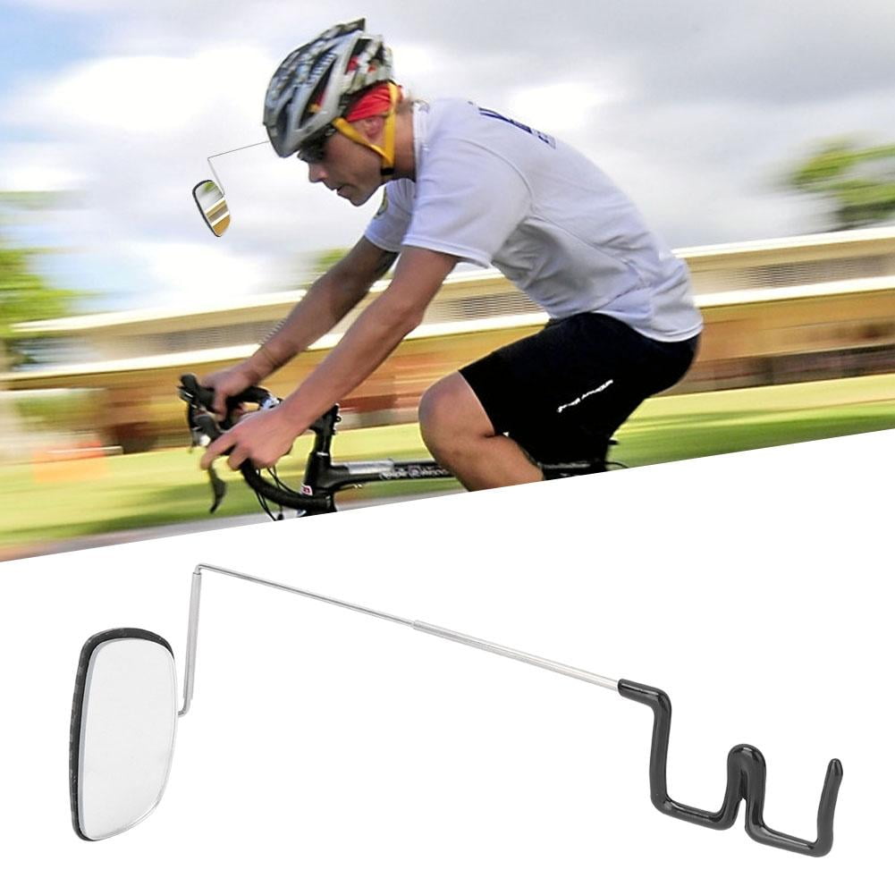 Bike Eye Glasses Rearview Mirror Bike Accessories 1Pcs Lightweight Biking Winter Mirrors Clear Mountain Bicycle Helmet Rear Mirrors Cycling Black Silver Hiking