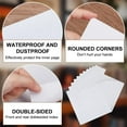 thumbnail image 4 of 36 Pcs Vinyl Record Divider 12.6 x 13.78 Inches Plastic Album Record Dividers with Tags for Album Vinyl Record CD DVD Media Book Shelf Storage Organization WhiteWhite, 4 of 6