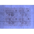 thumbnail image 1 of Ahgly Company Indoor Rectangle Oriental Blue Industrial Area Rugs, 2' x 5', 1 of 4