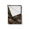thumbnail image 2 of Coffee Soft Flannel Fleece Throw Blanket, Flavored Roasted Beans Ready for Brew Fresh Drink of Mocha for Robust Breakfast Print, Cozy Plush for Indoor and Outdoor Use, 50" x 70", Brown, by Ambesonne, 2 of 5