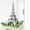No Box 600pcs, variant on MOC Paris Tower Street View Building Block Mini Diamond Small Particle Assembly Building Block Decoration Toy,No Box 600pcs