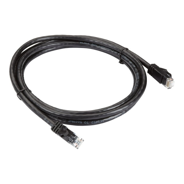Black Box GigaTrue - Patch cable - RJ-45 (M) to RJ-45 (M) - 5 ft - UTP - CAT 6a - booted, snagless, stranded - black