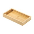 thumbnail image 2 of Bamboo Serving Tray - 2 Compartment Natural Wood Rectangular Platter - Multi-Purpose Kitchen and Home Tray, 2 of 8